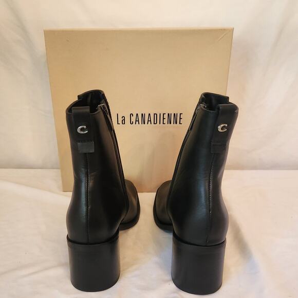 NIB La Canadienne Jordan Ankle Boot Leather Black 9.5M main image 0